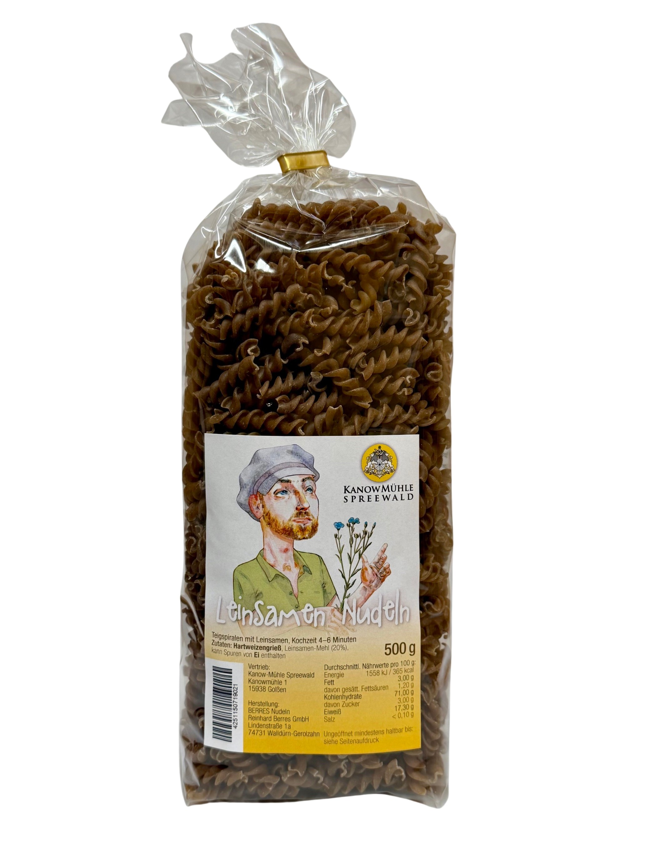 Leinsamen-Nudeln