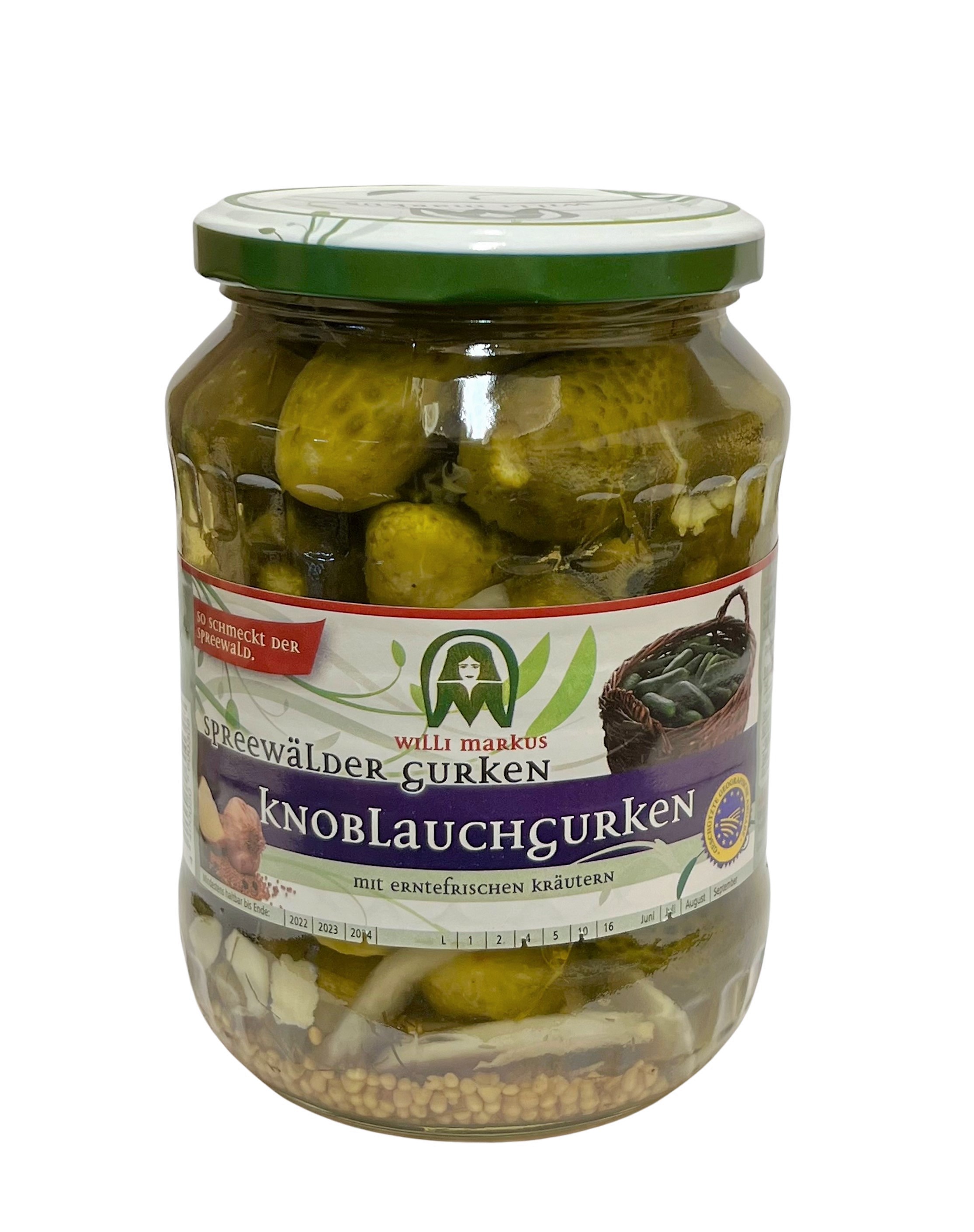 Spreewälder Knoblauchgurken