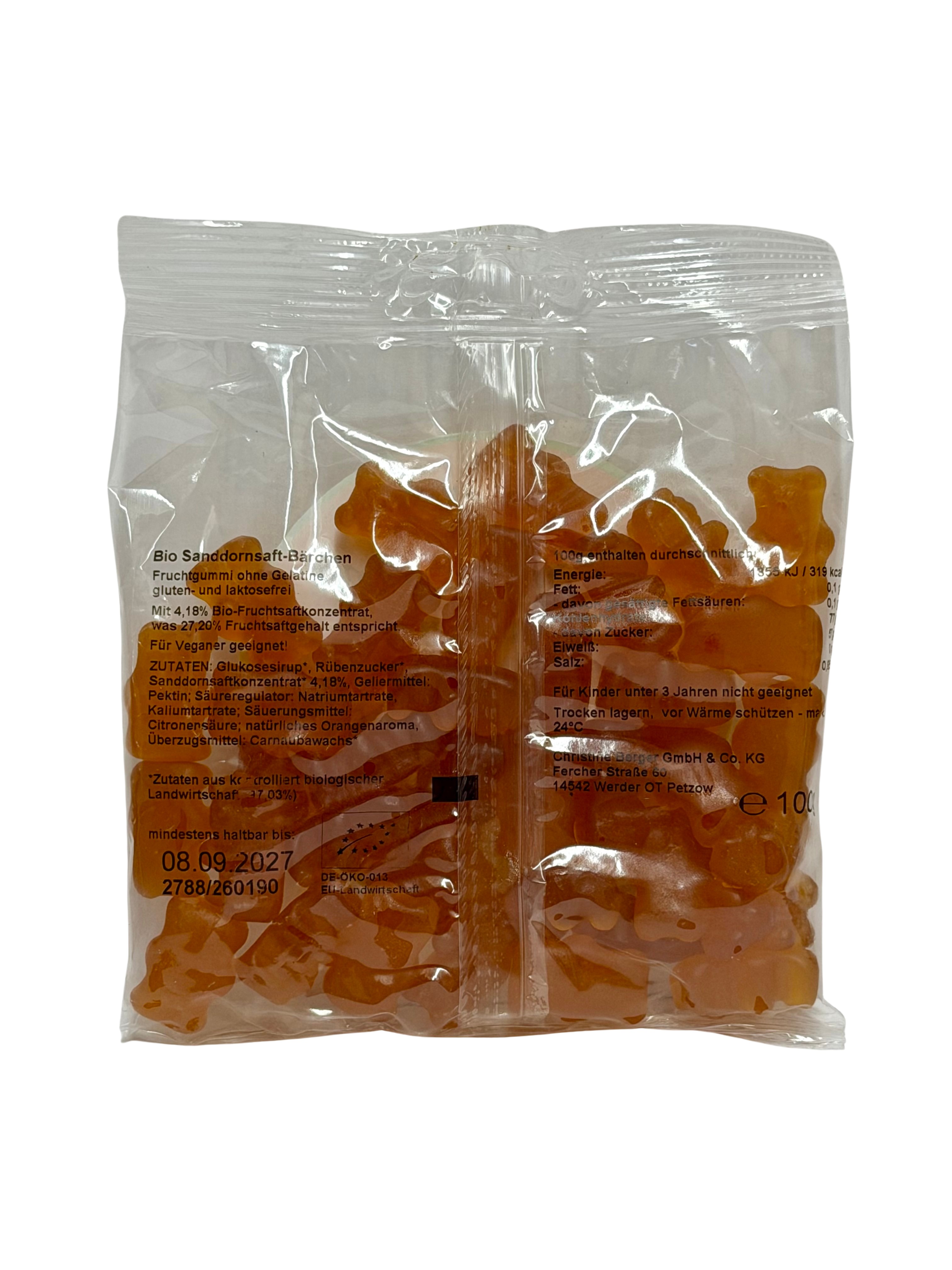 Bio Sanddornsaft Bärchen