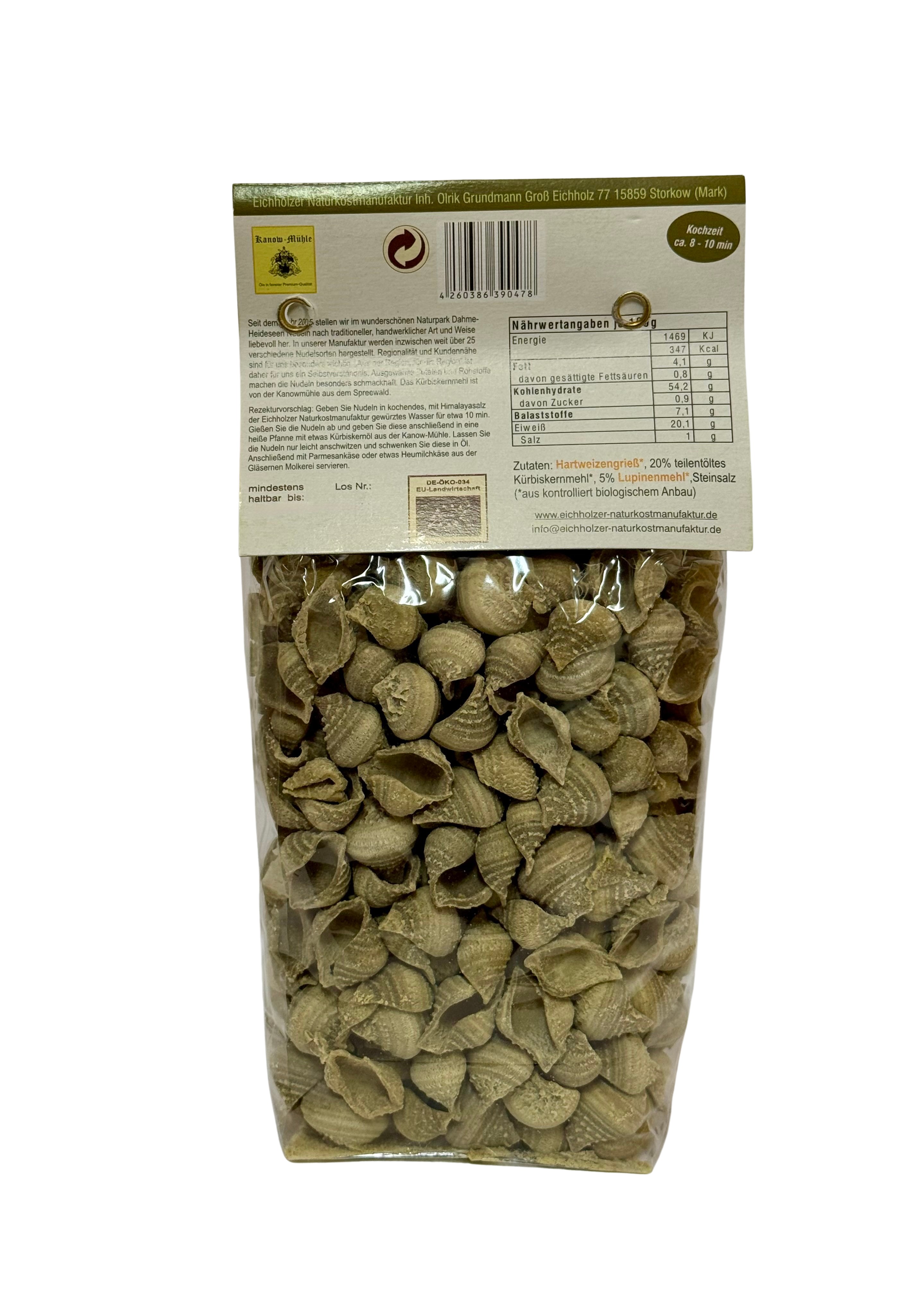 Kürbiskernnudeln Grünes Gold (Bio)