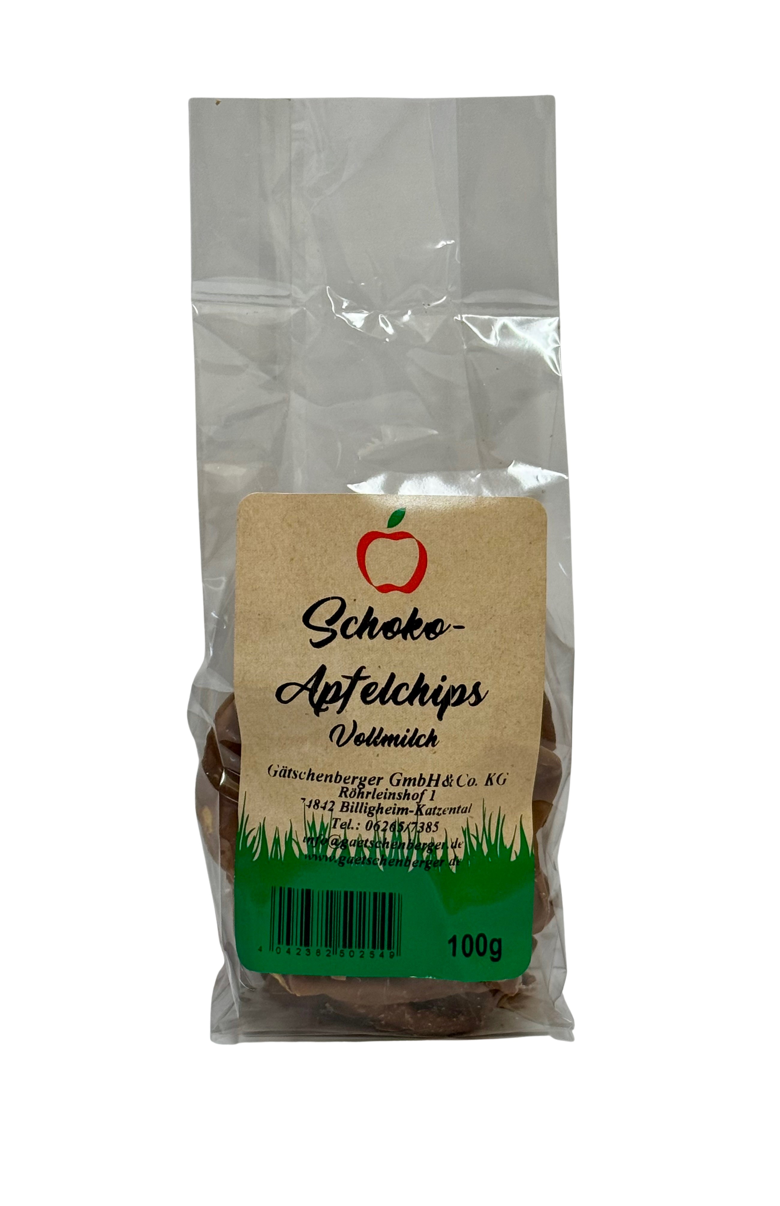 Bild 1 Apfelchips Schoko Vollmilch