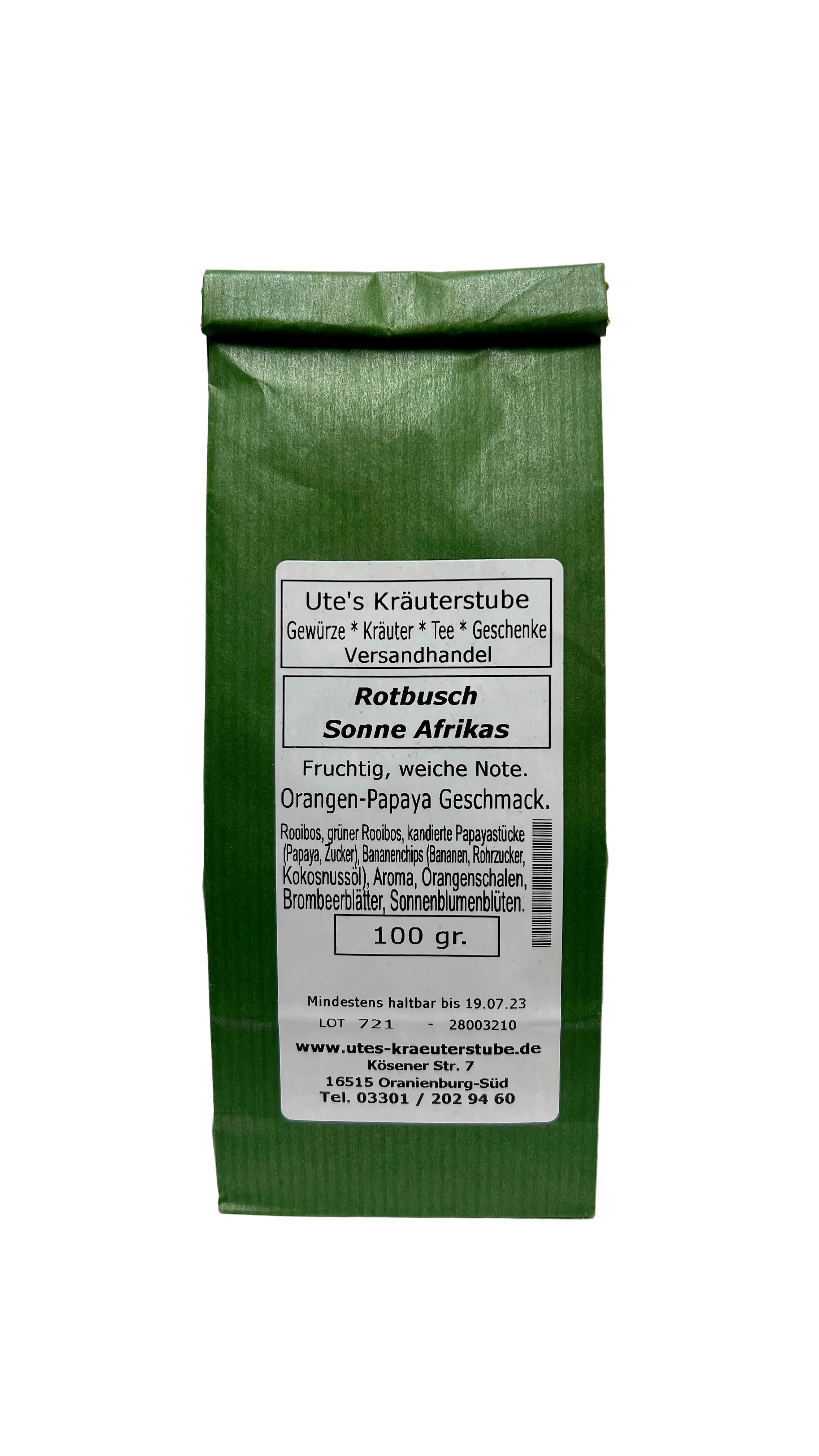 Tee (Rotbusch Sonne Afrikas)