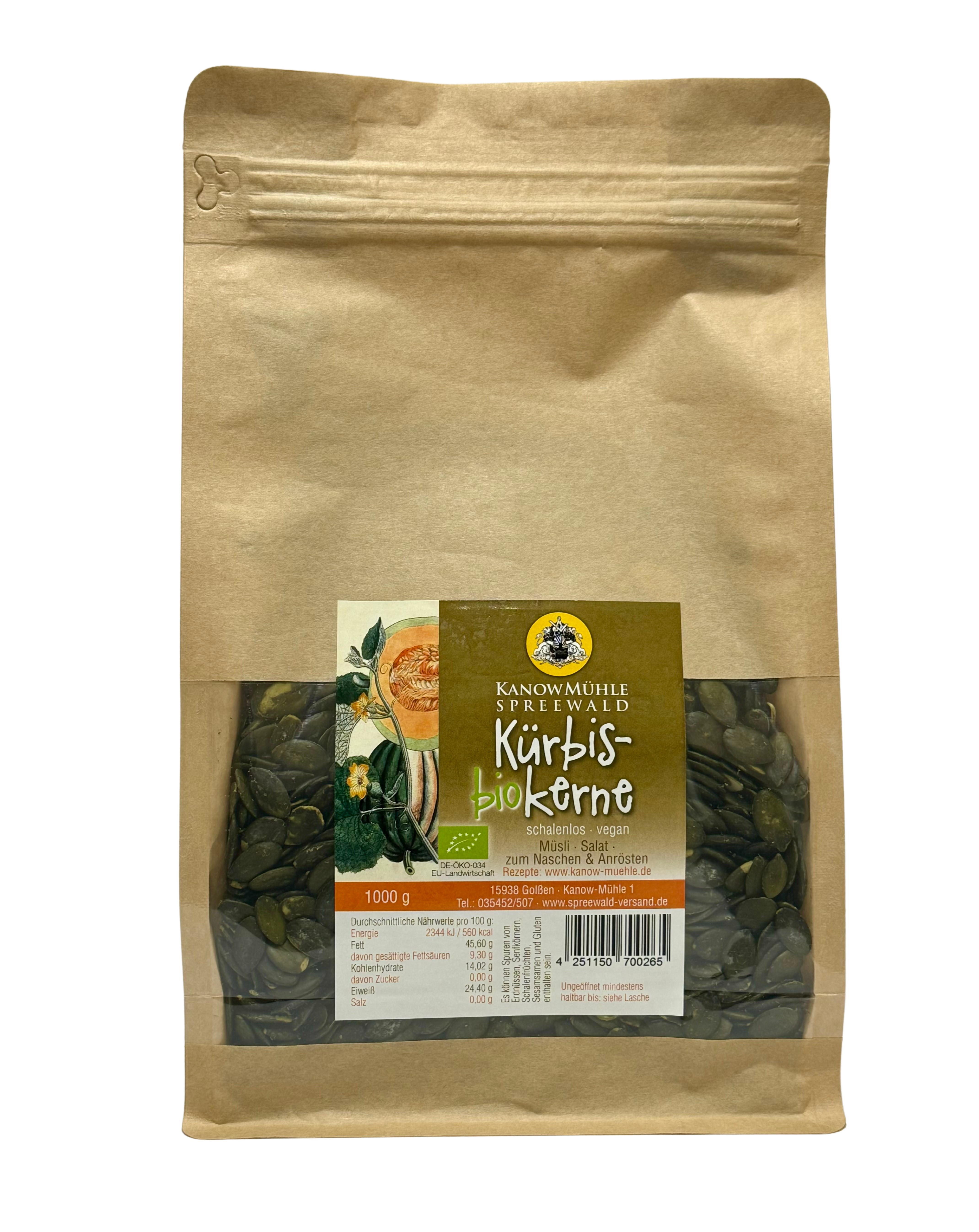 Bild 1 Kürbiskerne schalenlos 1000 g