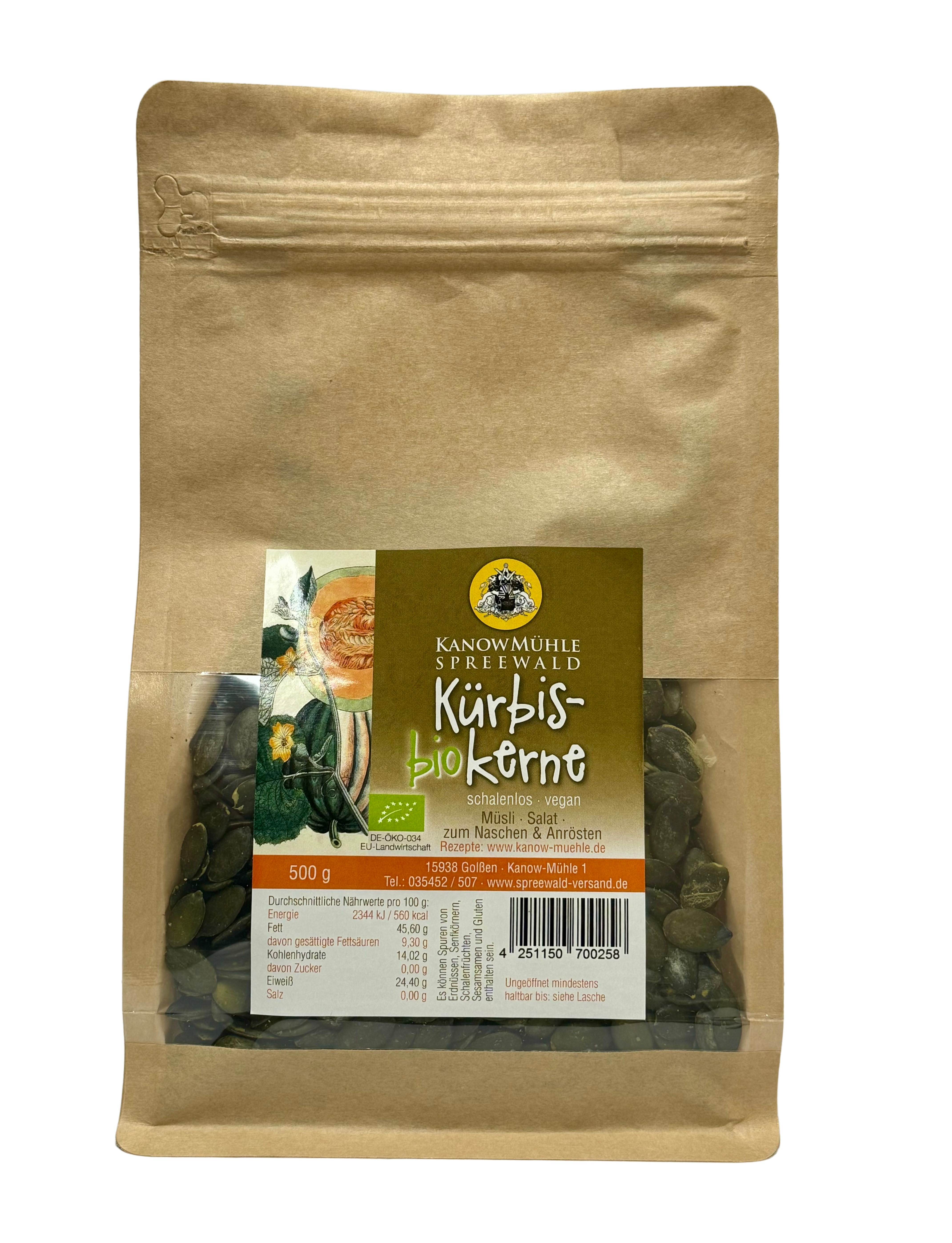 Bild 1 Kürbiskerne schalenlos 500 g