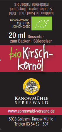 Kirschkernöl (Bio)