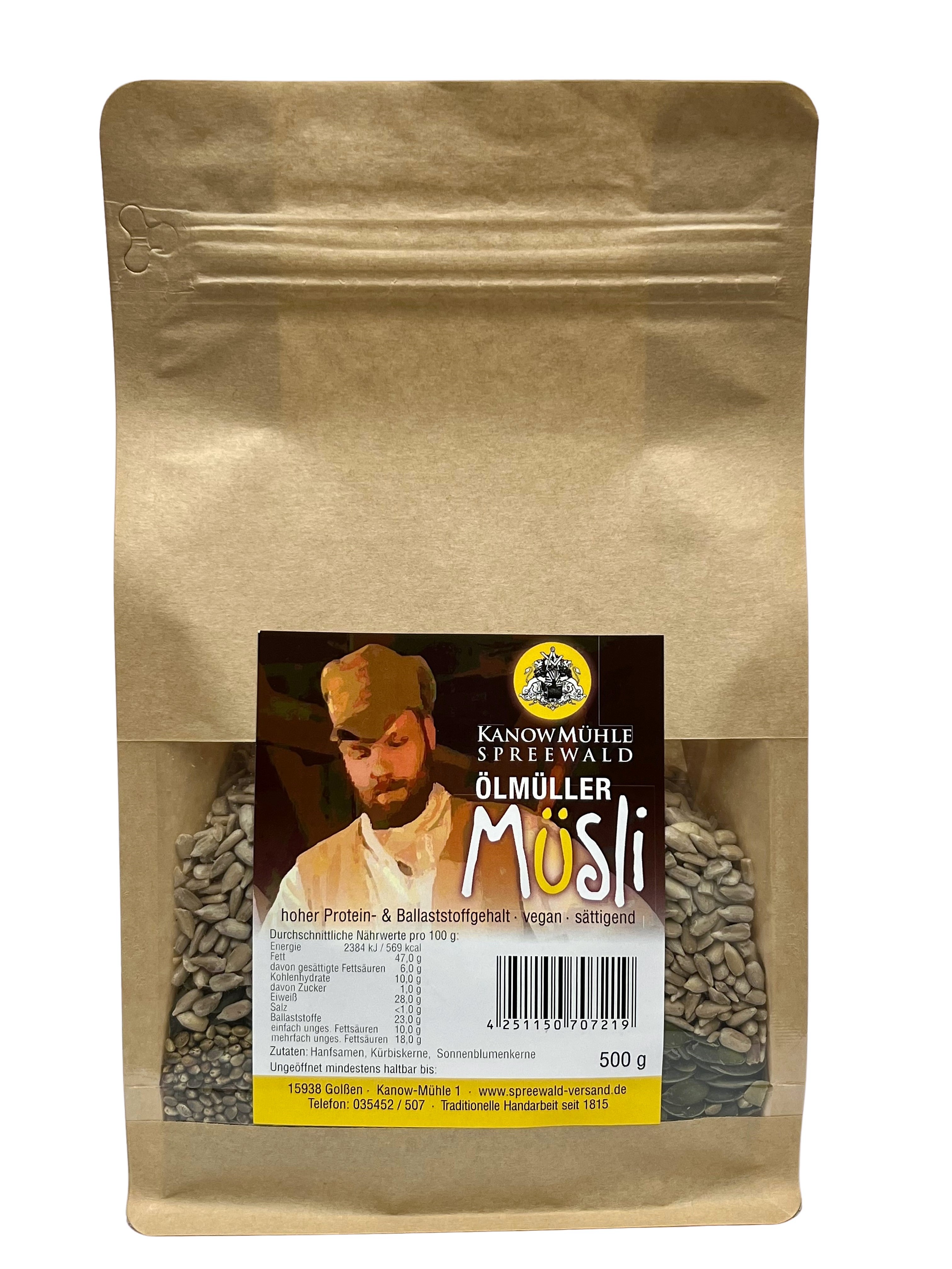 das Ölmüller-Müsli (Körnermix)